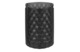 Корзина круглая ADJ Bottega 40x57 см, кожа натуральная, черный